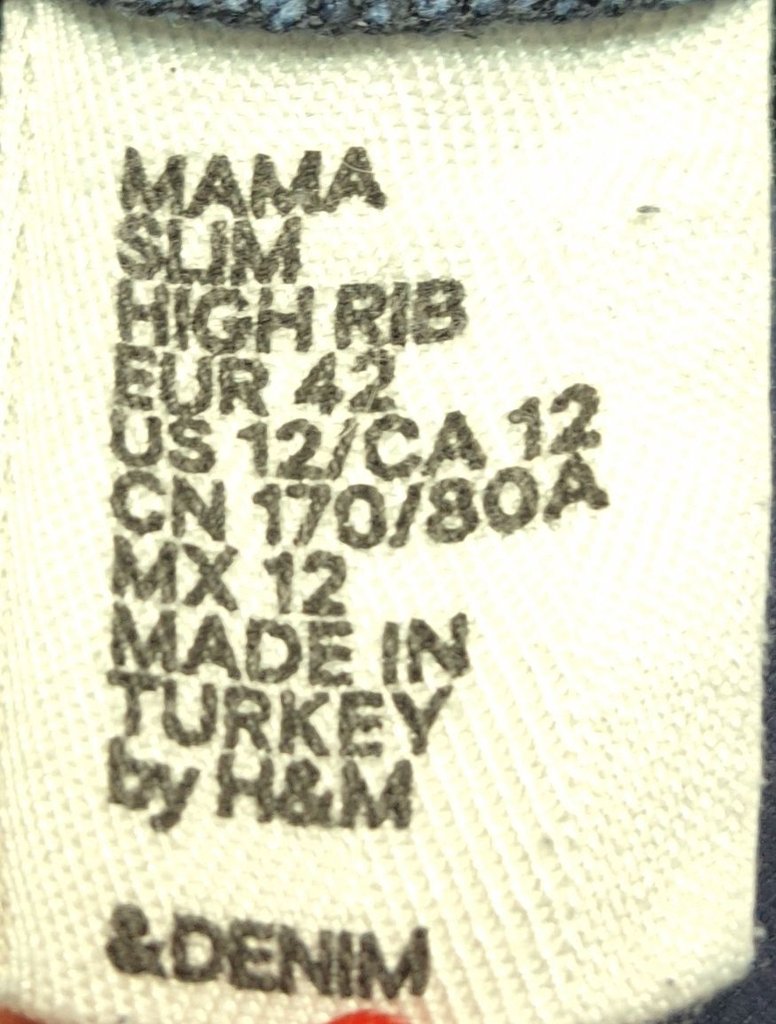 Джинсы женские H&M МАМА, фото 3