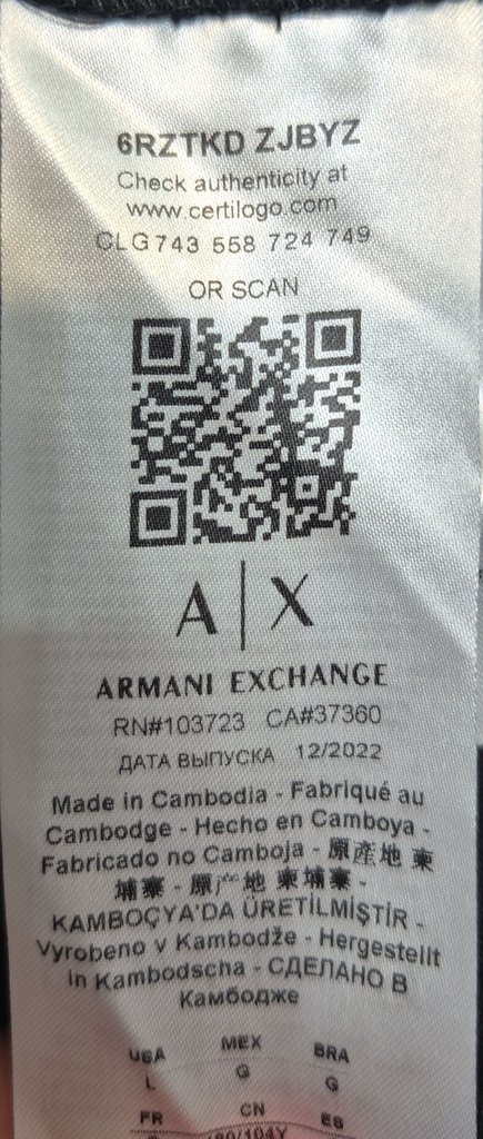 Футболка женская A/X, фото 4