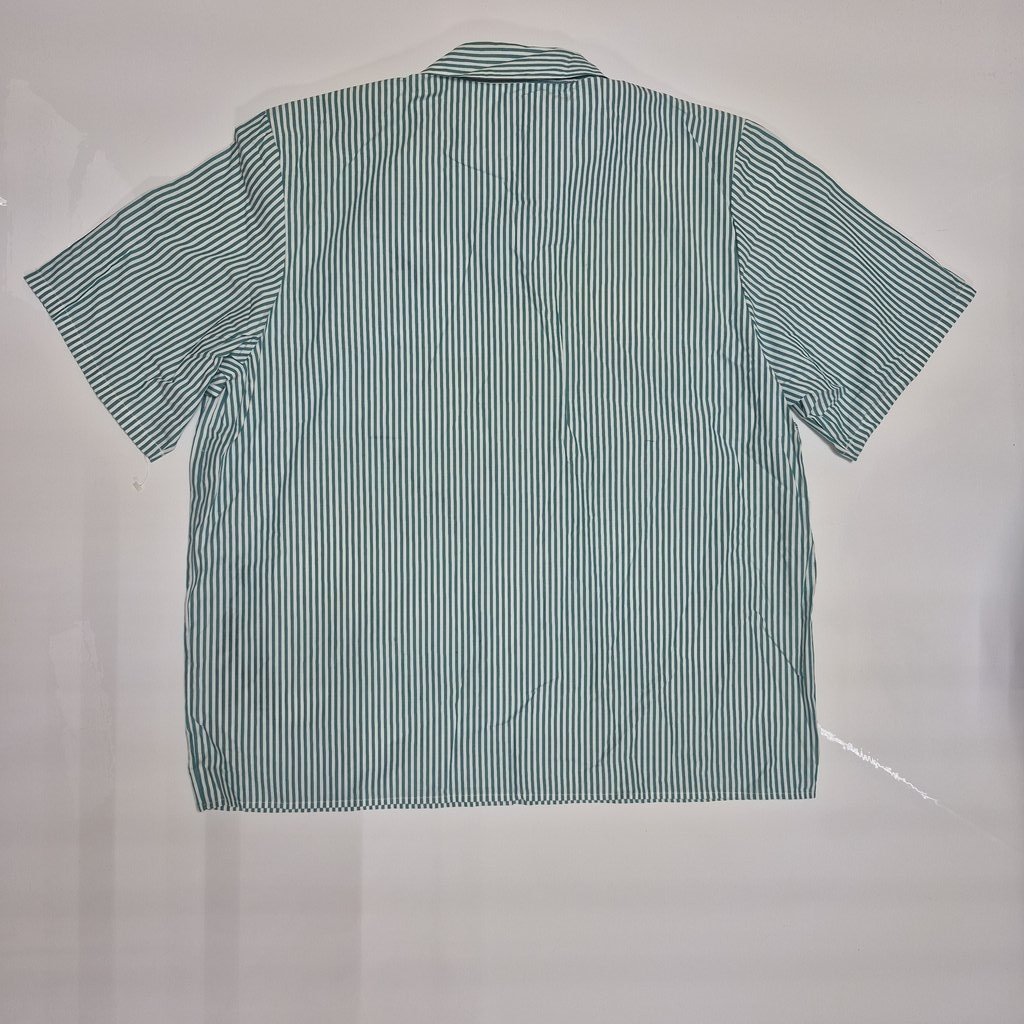 Женская рубашка Simon Jersey бело-зелёная в полоску, фото 2